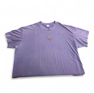 Nike ACG Canyon Purple Short Sleeve Tee with Small Orange Logo